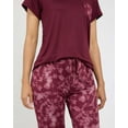 thumbnail image 5 of Real Essentials 2 Pack: Women's Pajama Set - Choose from Short Sleeve with Pocket or Long Sleeve without Pocket, 5 of 7
