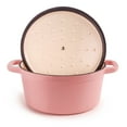 thumbnail image 2 of BergHOFF Neo 4pc Cast Iron Cookware Set, 3qt. & 7qt., Pink, 2 of 7