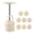 B, variant on 4PCS Moon Cake Mold, Pattern Hand-Pressure Mooncake Molds, DIY Hand Press Cookie Stamps Pastry Tool Moon Cake Maker for Mid-Autumn