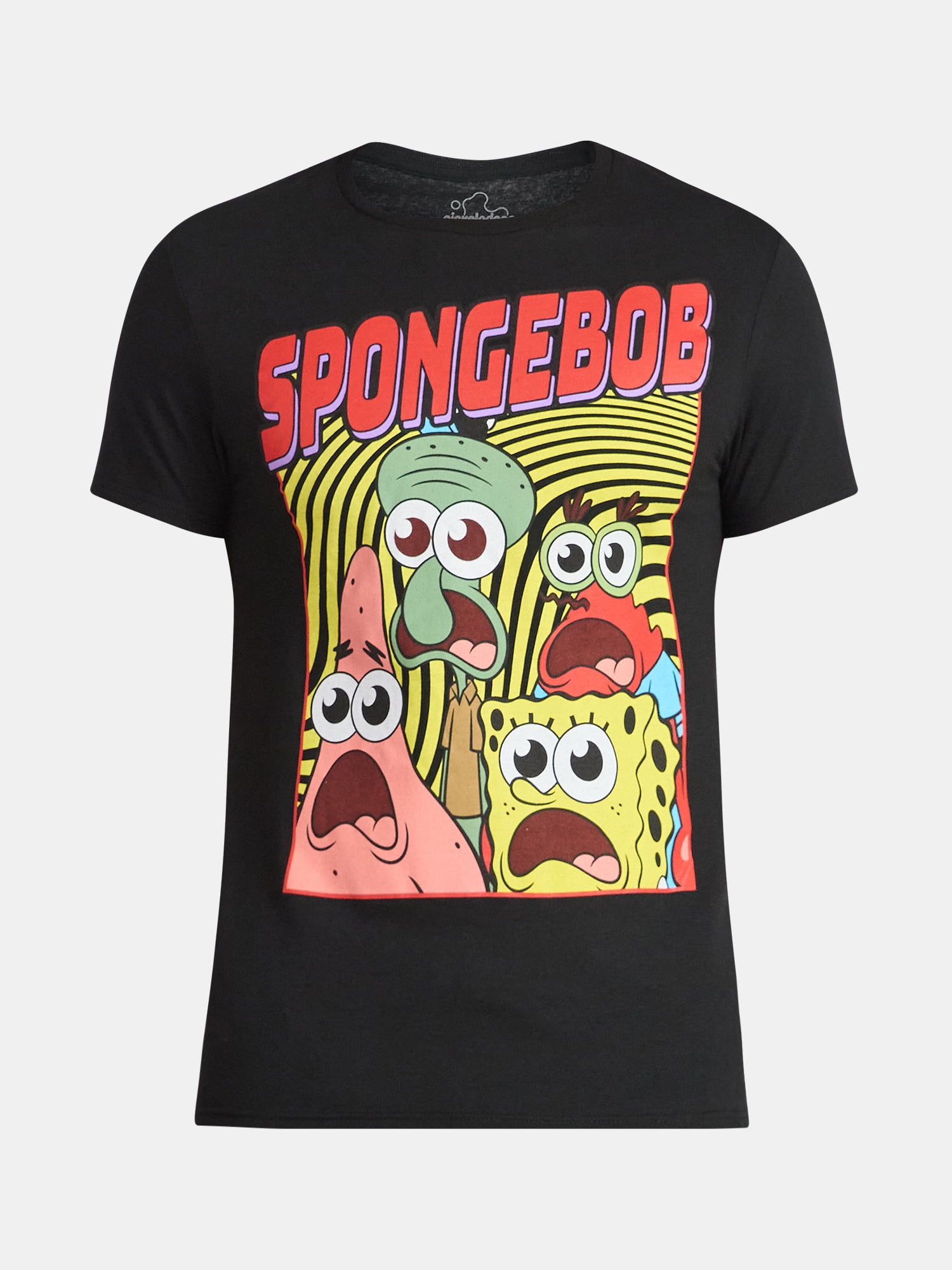 SpongeBob SquarePants Men's and Big Men's Graphic Tee with Short Sleeves, Sizes S-3XL