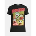 thumbnail image 5 of SpongeBob SquarePants Men's and Big Men's Graphic Tee with Short Sleeves, Sizes S-3XL, 5 of 5