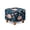 Axolotl Coral Starfish Print, variant on SCRAWLGOD Sea Turtle Coral Print Blue Ottoman Slipcover, Foldable Foot Stool Sofa Slipcovers Anti Scratch Covers for Square Footrest Stool with Elastic Bottom