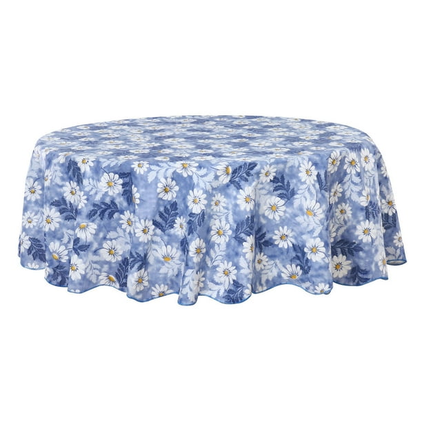 Pvc Tablecloth For Round Tables 71 Dia, Tablecloth For Round Tables