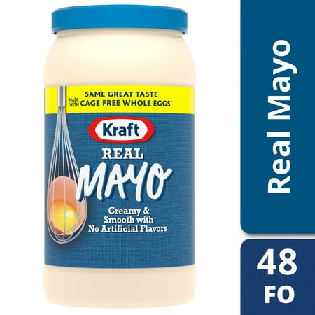 Kraft Real Mayo, 48 fl oz Jar (Best Foods Mayonnaise Nutrition Label)