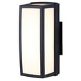 thumbnail image 1 of Canarm Haika Black Outdoor Wall Light Acrylic Lens 12W LED 2700K Warm, 1 of 6