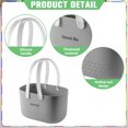 thumbnail image 3 of Panier de Rangement portable en silicone Multicolore 25*17*14.5 cm design Creux, 3 of 5