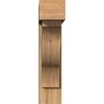 thumbnail image 2 of Ekena Millwork 8"W x 34"D x 34"H Funston Block Rough Sawn Bracket w/ Offset Brace, Western Red Cedar, 2 of 25
