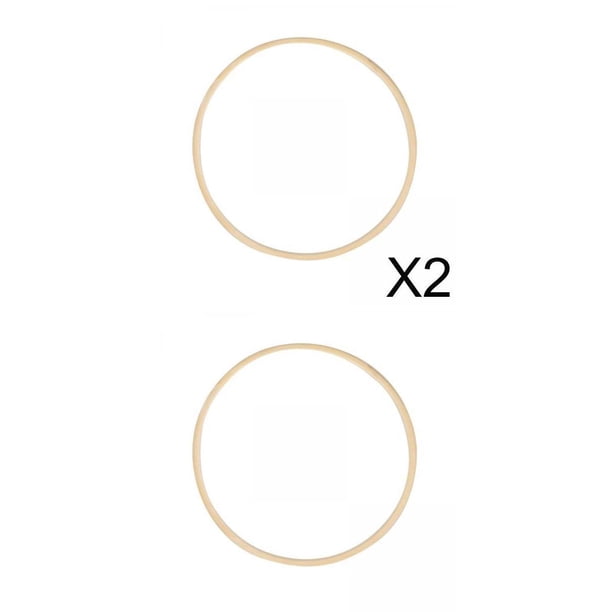 3 aros de bordado de macramé para manualidades y bodas. 20cm 40cm