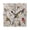 Black, variant on 7.78in Square Artistic Wall Clock Dual-Purpose Tabletop & Hanging Decor Silent Non-Ticking Clocks for Home Office 11111111 Birds Pattern