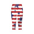thumbnail image 4 of Pantalones de Yoga de Mujer Capris Impreso Casual Elástico, Pantalones de Yoga de Mujer de Cintura Alta para Todo el Uso de Temporada, 4 of 5