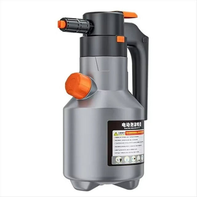 Car Wash Sprayer Electric Foam Sprayer Handheld Professional 2L Snow Foam Cannon Motorized for Cars Wash Car Gray,1 x Car Wash Sprayer 1 x Data cable,Gray