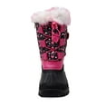 thumbnail image 4 of BURUDANI Kids Boys Girls Warm Snow Boots Insulated Waterproof Winter Ski Boots KSNOW BLACK/PINK Size 9, 4 of 6