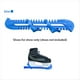 thumbnail image 2 of 1 Par de Patines Sobre Hielo, Protectores de Cuchillas para Patinaje, Protectores de Zapatos, Fundas PráCticas, Protectora Ajustable, para Cuchilla-Azul, 2 of 5