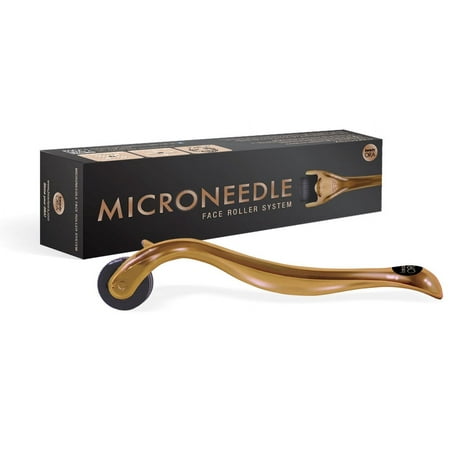 ORA Bronze Deluxe Microneedle Derma Roller System 0.25mm, Bronze/Black
