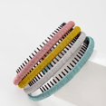 thumbnail image 3 of Nrdde 4 Pcs Protection Multicolore Dents en Résine Peigne Bandeau Accessoires Cheveux par Beauty Hair (Multicolore-No.22), 3 of 5