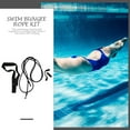 thumbnail image 3 of HEANUJJ 1ensemble Kit de Bandes de Résistance à la Natation Noir Ceinture d'Entraînement à la Natation Réglable avec Sac de Rangement, 3 of 5