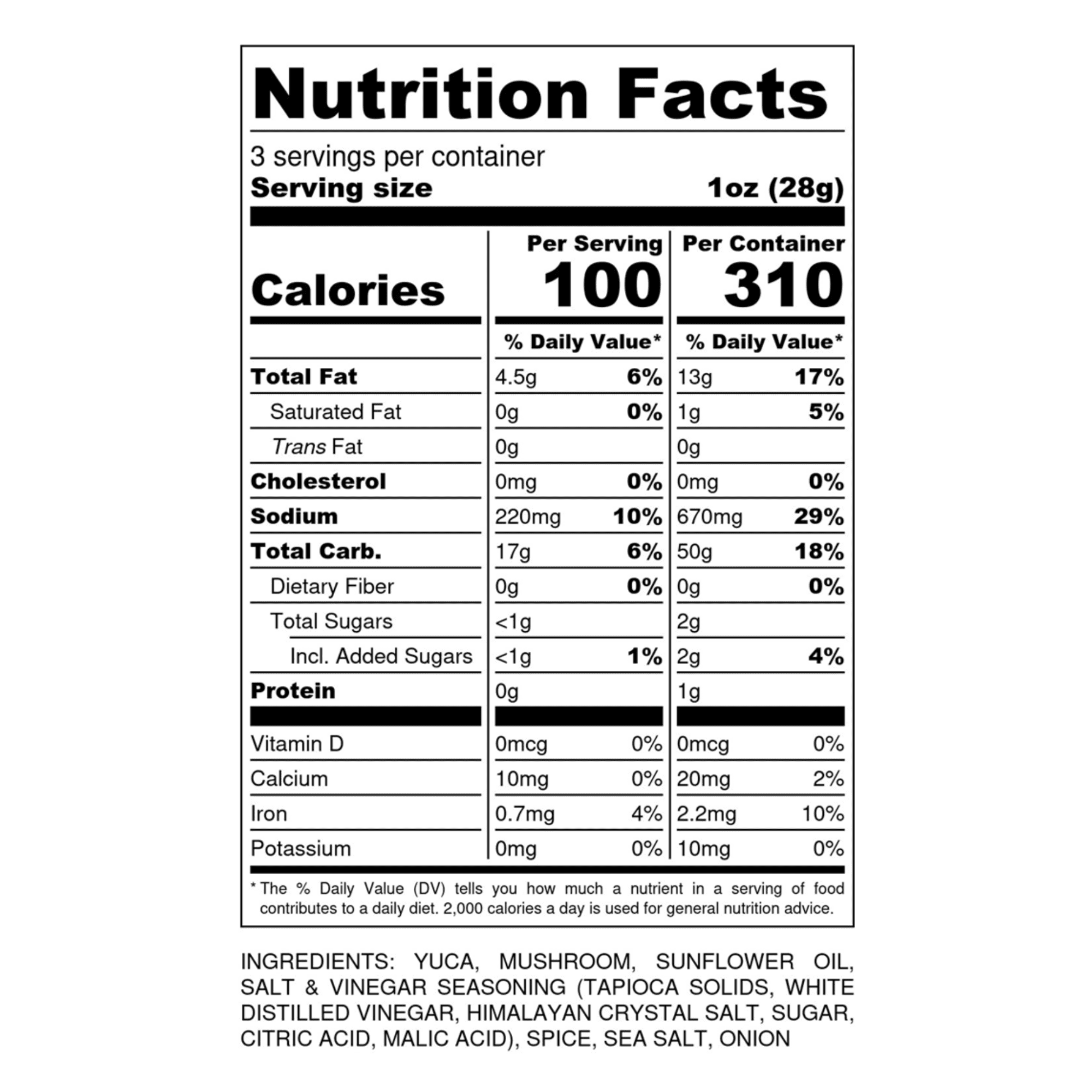 SNACKLINS Plant Based Crisps - Vegan Healthy - Gluten Free, Grain Free, Plant Based Crisps, 100% Kosher, Low Calorie - No Added Sugar, Crunchy, Puffed Snack - Sea Salt & Vinegar - 3oz (6Pack)