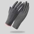 thumbnail image 2 of CAIXIA Warm Gloves For Men Winter Thermal Lined Touchscreen Mittens for Cycling Driving and Outdoor Activities Windproof Cold Weather Gloves,Grey, 2 of 8