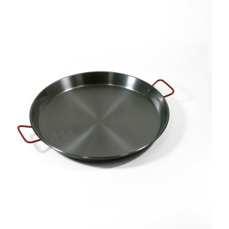 Garcima La Paella 20-Inch Carbon Steel Paella Pan (Large, Silver)