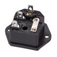 thumbnail image 3 of Unique Bargains C14 Panel Mount Plug Adapter AC 250V 10A 3 Pins IEC Inlet Module Plug Straight, 3 of 3