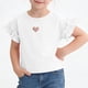 thumbnail image 2 of Camisetas de Manga Corta de Verano de las Mujeres de Punto de Costillas con Corte de Espalda de Arco Slim Fit Top de Manga Corta Casual, 2 of 7