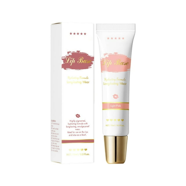 Crema base para labios y crema labial mate delicada multiusos con rubor.