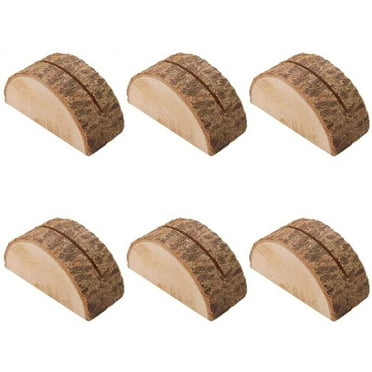 Efavormart 10 Pack | 5" Natural Mini DIY Tabletop Wooden Display Easel Stands, Rustic Place Card ...