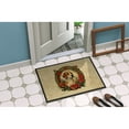 thumbnail image 4 of Carolines Treasures DAC2358JMAT 24 x 36 in. Unisex English Foxhound Christmas Flowers Doormat, 4 of 5