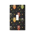 thumbnail image 2 of Switch Panel Switch Decoration 2.76x4.53x0.28 Inches Duplex Outlets Switch Plate Wall Plates Living Room Kitchen Bedroom Study Switches Cartoon Colorful Owl, 2 of 8
