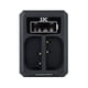 thumbnail image 1 of Cargador de baterías JJC DMW-BLF19 con doble puerto USB para Panasonic, 1 of 9