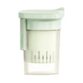 thumbnail image 1 of Filtro para zumo de frutas, colador de yogur griego, colador de alimentos portátil, multifuncional. verde, 1 of 9