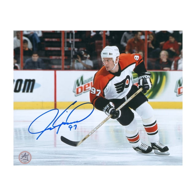 Jeremy Roenick Photo de Hockey 8x10 des Philadelphia Flyers Signée