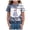 Blue, variant on Toddler Boy Girl Pumpkin Face Spooky Halloween T-Shirt Short Sleeve Kids Fun Tops (Orange, 5-6 Years)