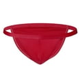 thumbnail image 2 of Gubotare Bikini Briefs Men Swimwear Mens Low Rise Swimwear Bikini Briefs Beach Swimsuit (Red,L), 2 of 5
