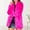 Hot Pink, variant on BLTIBY Women's Faux Fur Jacket 2024 Fall Winter Coats Solid Color Fleece Thicked Mid Length Long Sleeve Shaggy Warm Outerwear with Pockets Fashion Clothes Blue L