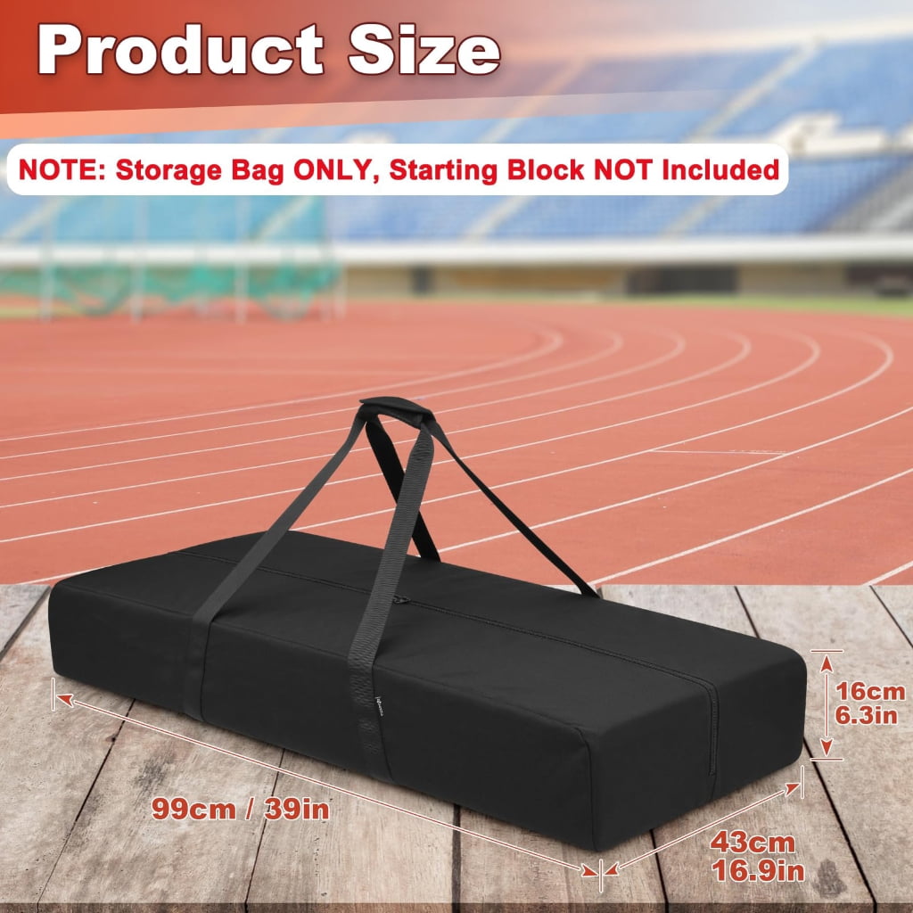 Athletic Equipment Storage Bag Suitable for Track and Field Starting Hurdles Oxford Fabric Measurements 39x16.9x6.3inch