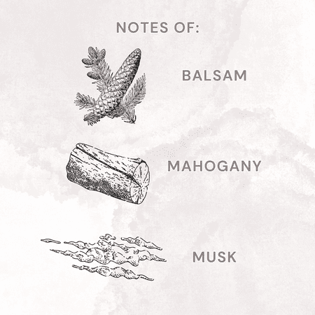 Balance (Balsam + Mahogany + Musk) | Gray - Allswell Printed Straight Sided Cylinder Room Spray 100ml