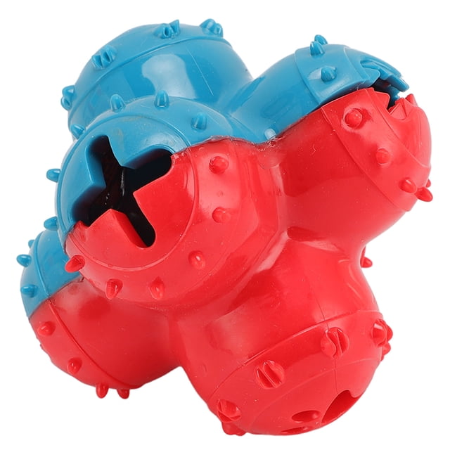 Dog Chew Tratando Bola de dispensación, Alivio de Estrés Scheaky Dog -denticiónica Treat Toys Ball Dings Malling Para Perros Pequeños