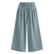 thumbnail image 5 of Pincandy Women's Wide Leg Denim Pants - Tie Waist with Back Pockets, Casual Fit for Daily Wear, 5 of 5