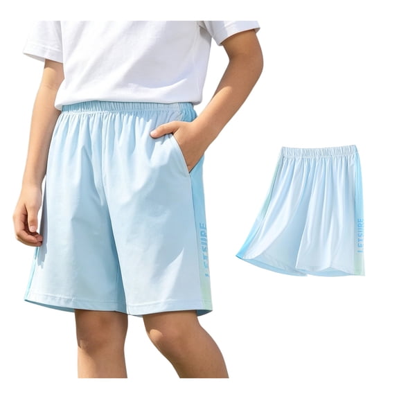 Girls Athletic Shorts Lightweight Quick Dry Running Shorts Unisex Elastic Waist Basketball Shorts with Pockets Summer Shorts 4-5 Years Boy Shorts