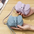 thumbnail image 2 of Portefeuille Éléphant Mignon pour Femmes, Portefeuille Compact en Cuir Wa W4 A8L2, 2 of 8