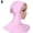Pink, variant on SPRING PARK 15 Colors Women's Solid Color Muslim Modal Full Cover Hijab Cap Islamic Head Wear Hat Casual Underscarf