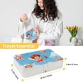 thumbnail image 5 of Cupid PU Leather Jewelry Box Display Case with Removable Compartment and Bracelet Holder - Portable Storage Container, 5 of 6