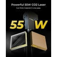 thumbnail image 4 of xTool P2S 55W CO2 Laser Cutter Versatile Bundle, with Riser Base, Conveyor Feeder, RA2 Pro Rotary, Dual Smart 16MP Cameras, Curved Surface Engraving, Smart Desktop CO2 Laser Engraver Machine, 4 of 9