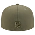 thumbnail image 4 of Men's New Era  Olive Seattle Kraken Military Appreciation Flag 59FIFTY Fitted Hat, 4 of 5