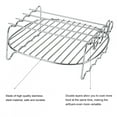 thumbnail image 4 of FAGINEY Safe Double Layer Baking Tray, BBQ Rack, Air Fryer For Home Roaster Rotisserie For Outdoor BBQ, 4 of 8