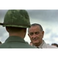 thumbnail image 2 of President Johnson In South Vietnam. Lbj Visits Us Soldiers At Cam Ranh Bay History (36 x 24), 2 of 2