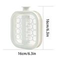 thumbnail image 3 of 2 In 1 Ice Machine Water Bottle With A Capacity Of 1 Liter. It Features A Leak Proof Silicone Freezer Container. Also Includes A Portable Spherical Ice For Making, 3 of 9