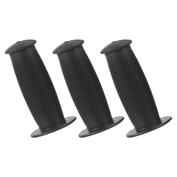 HOMEMAXS Set of 3 Ergonomic Rubber Bike Handlebar Grips for Mountain Bikes, Comfortable Non- Black Covers