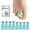 Patterned(8 Pack), variant on Welnove Hammer Toe Straightener - 8 Pack Broken Toe Wraps & Toe Splints for Crooked, Curled & Bent Toes, Corrector, Multi-Size, Patterned